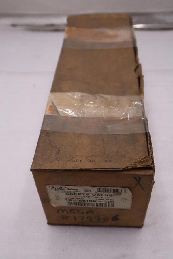 Used APOLLO Brass 19-MHGK-125 Safety Relief Valve Size 1-1/2" X 2" - STOCK GF770