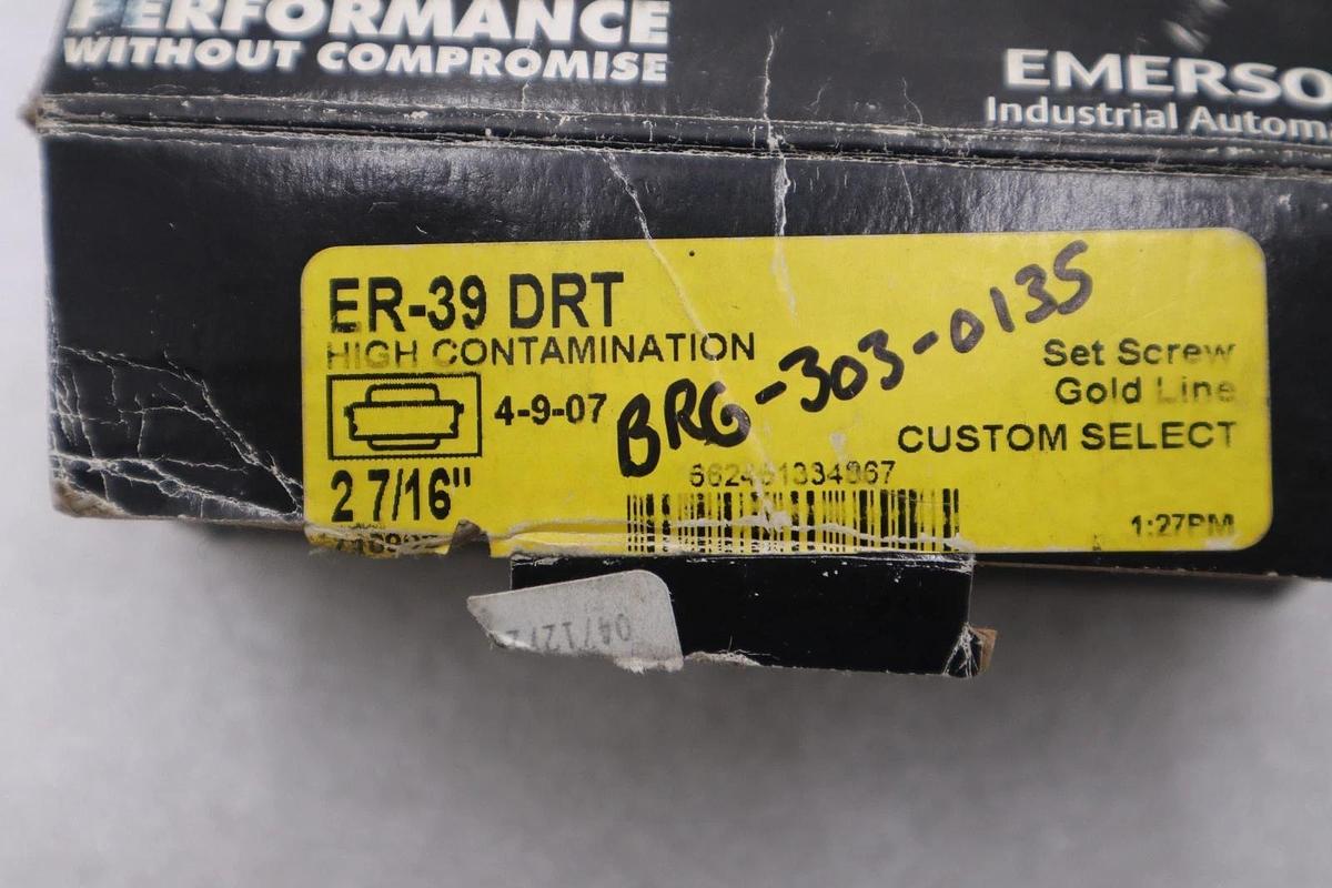 SEAL MASTER BEARING ER-39 DRT STOCK #B-3054