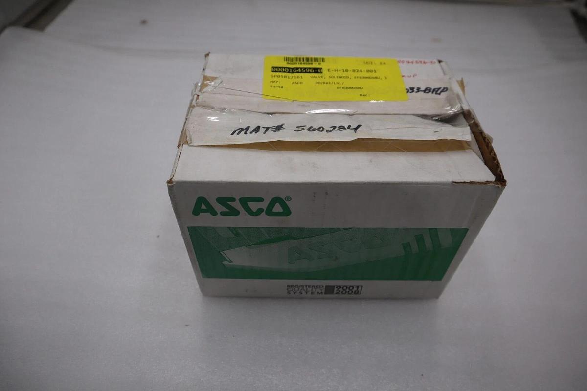 Used NEW IN BOX ASCO EF8300G068U 120/60 1/2 X 5/16 3W STOCK G537