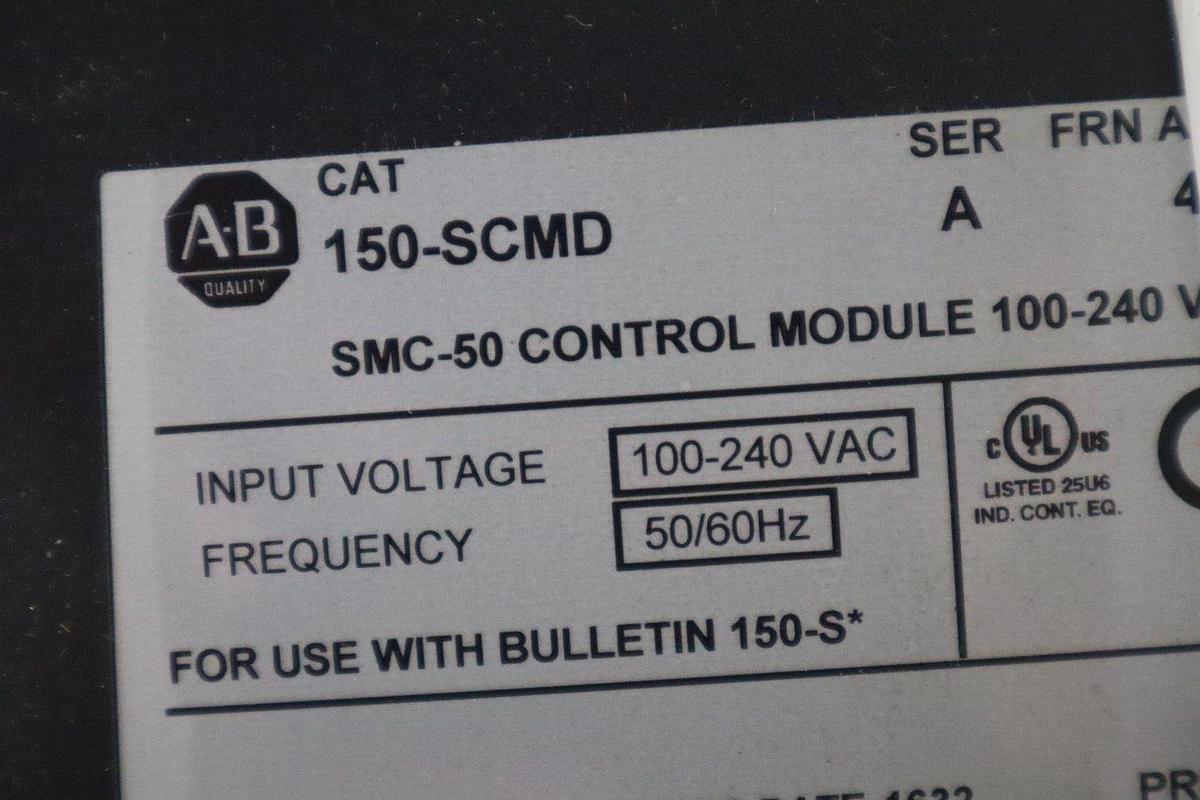 SMC-50 SMART MOTOR CONTROLLER 150-SB4NBD NEW UNIT STOCK 3355-A