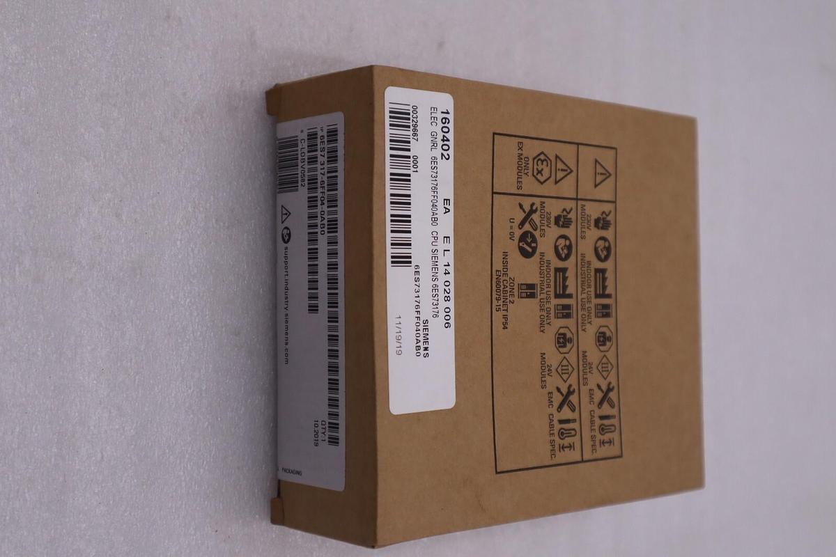 NEW 6ES7317-6FF04-0AB0 Central Processing Unit CPU 317F-2 SIMATIC S7-300 SIEMENS