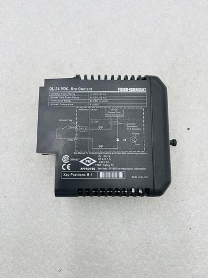Used EMERSON DELTAV KJ3001X1-BB1 DI 8 CH 24VDC DRY CONTACT #K-2635