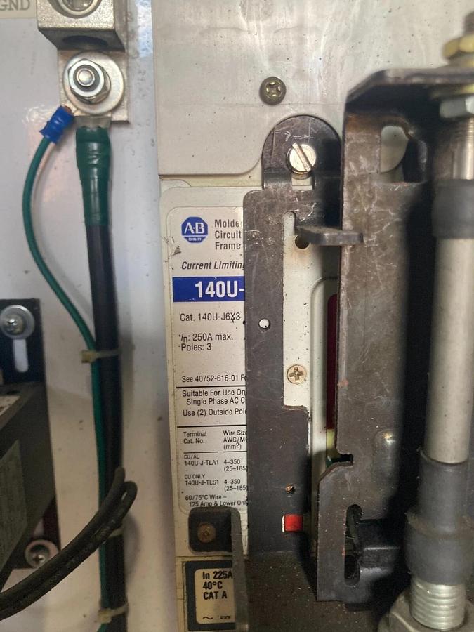 Used ELECTRICAL ENCLOSURE WITH 20BD156A0AYNANC0 Allen Bradley 125HP Powerflex 700