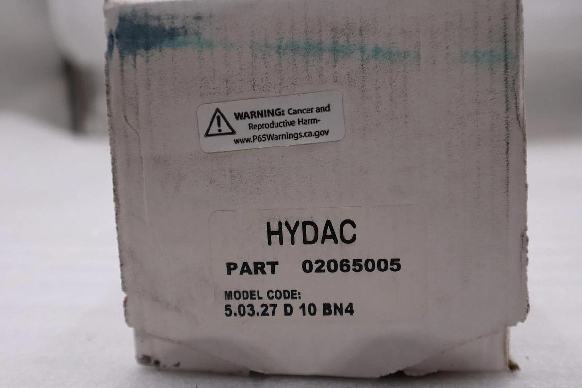 Used OEM Hydac Filter Element 5.03.27 D 10 BN4/ 5.0327D10BN4 02065005 - STOCK GF1126