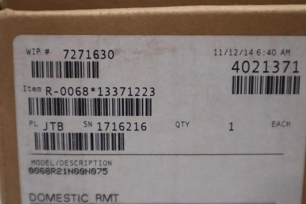 Used ROSEMONT 0068R21N00N075 EMERSON SENSOR STOCK #G-132A