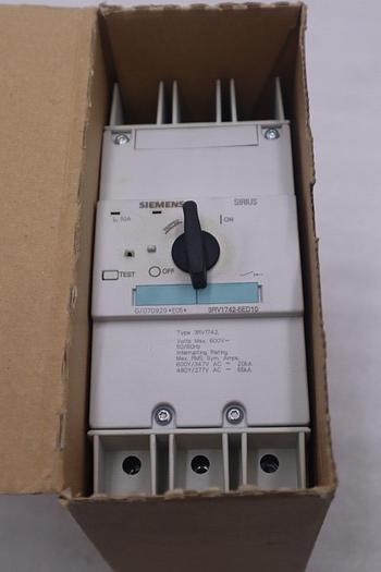 Siemens Circuit Breaker 3RV1742-5ED10 CIRCUIT BREAKER 3 POLE 30 AMP STOCK B-1457