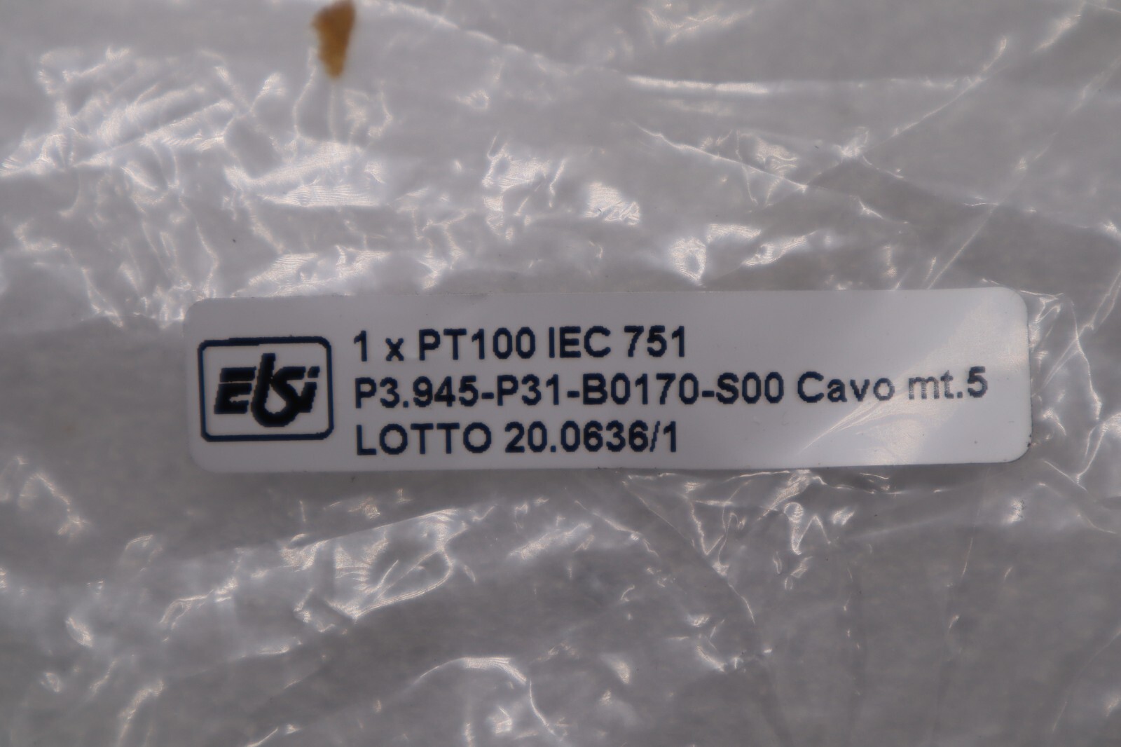 NEW ITALMEC PT100.3F-IEC751 THERMO SENSOR PT100/3F PT1003F 3 WIRES STOCK B-1616