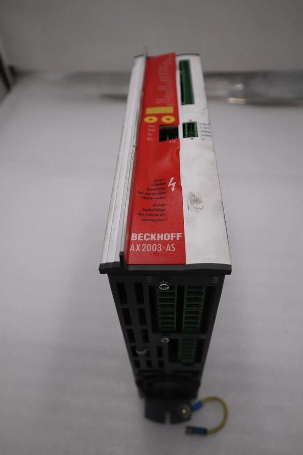 Used Beckhoff AX2003-AS S60301-520 Digital Compact Servo Drive Amplifier STK 3449-D