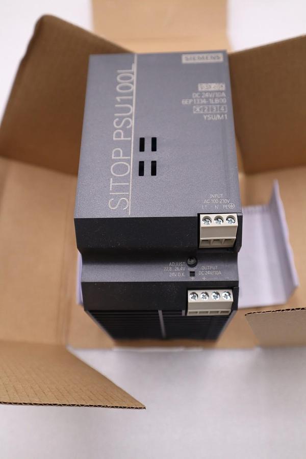 Used NEW OPEN BOX SIEMENS 6EP1334-1LB00 POWER SUPPLY SITOP PSU100L STK H990A