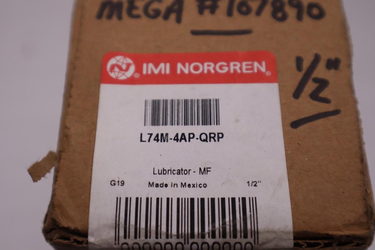 NEW L74M-4AP-QRP Norgren MICRO FOG LUBRICATOR STK GF1242