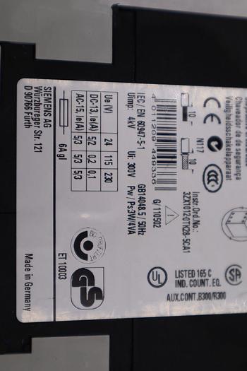 Used Siemens 3TK28272BB41/ 3TK2827-2BB41 SIRIUS SAFETY RELAY STOCK B-1611