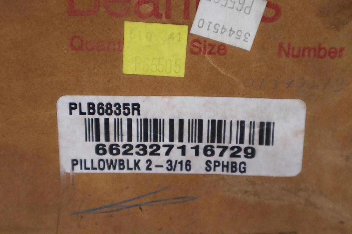 Used Rexnord 2-3/16” Pillow Block Bearing Housing PLB6835R NEW STOCK H1132