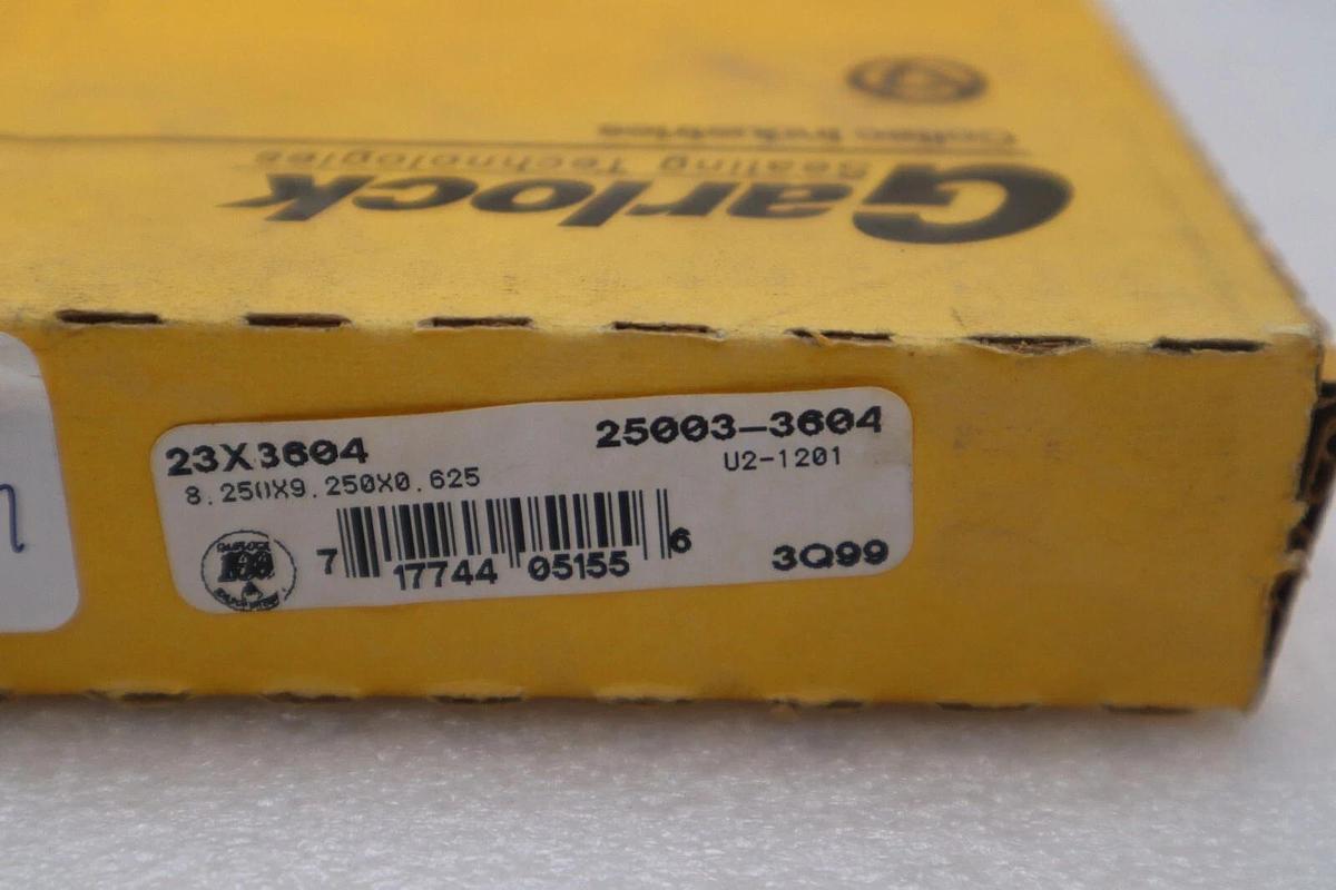 Used NEW GARLOCK KLOZURE 25003-3604 SEAL LIP 9-1/4IN STOCK 5646A