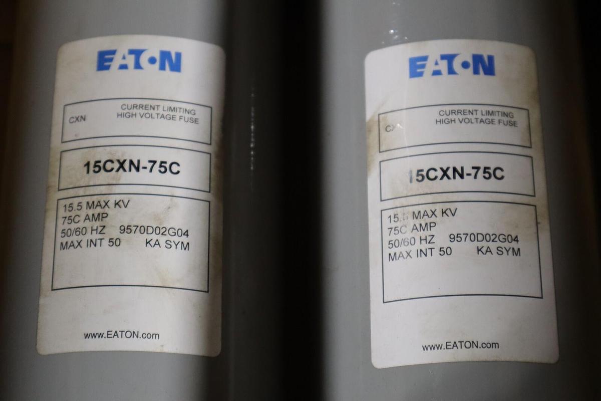 EATON CUTLER HAMMER 15CXN-150C / DOUBLE BARREL HIGH VOLTAGE FUSE NEW #G155