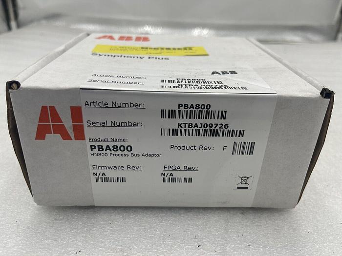 ABB PBA800 Symphony Plus Process Bus Adapter Rev E Sealed Brand NEW STOCK K-2114