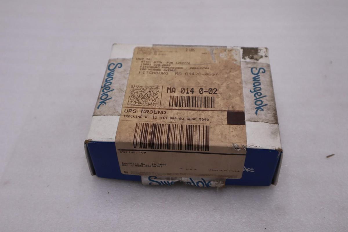 BOX OF 12 - SWAGELOK SS-PB4-TA4 / SSPB4TA4 - NEW IN BOX - STOCK GF590A