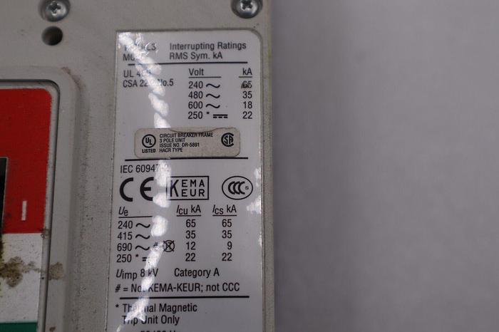 Used ALLEN BRADLEY 140U-L3X3 A CIRCUIT BREAKER 140U-L3 STOCK 2101