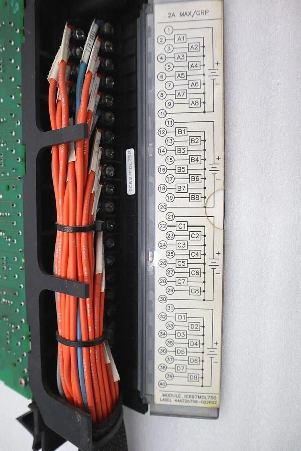 Used GE FANUC IC697MDL750 OUTPUT MODULE 2A MAX #L-236