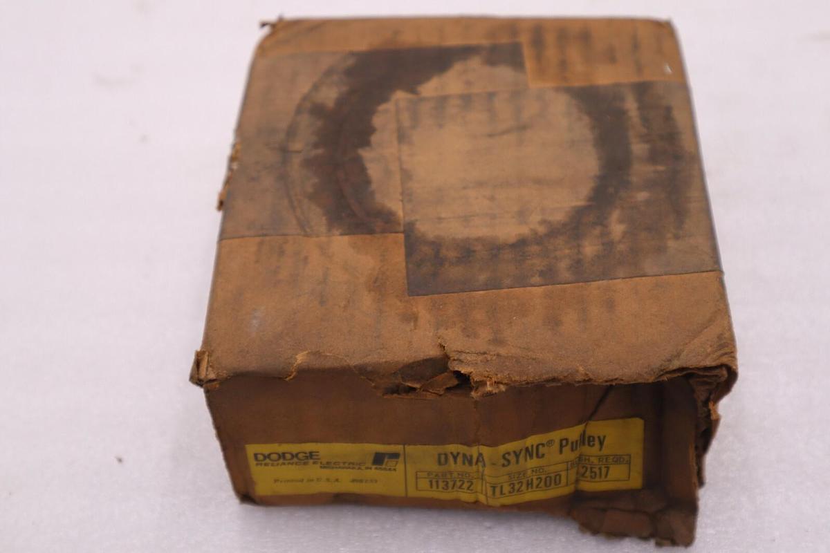 DODGE 113722 TIMING BELT PULLEY SIZE NO TL32H200 BUSHIGNG 2517 STOCK B-1723