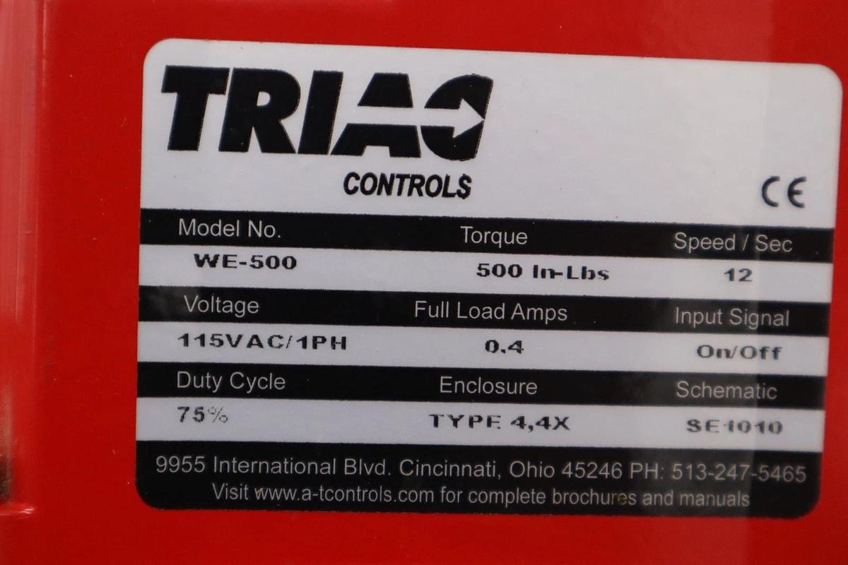 NEW A-T CONTROLS WE-500 115VAC 0.4A NSMP STOCK H1275
