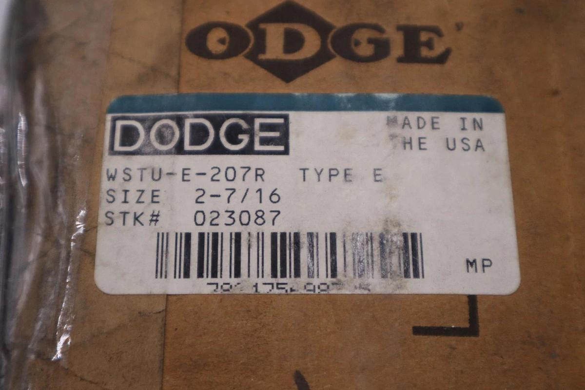 NEW Dodge WSTU-E-207R Take-Up Roller Bearing Unit 2-7/16"ID 023087 STOCK 5630CC