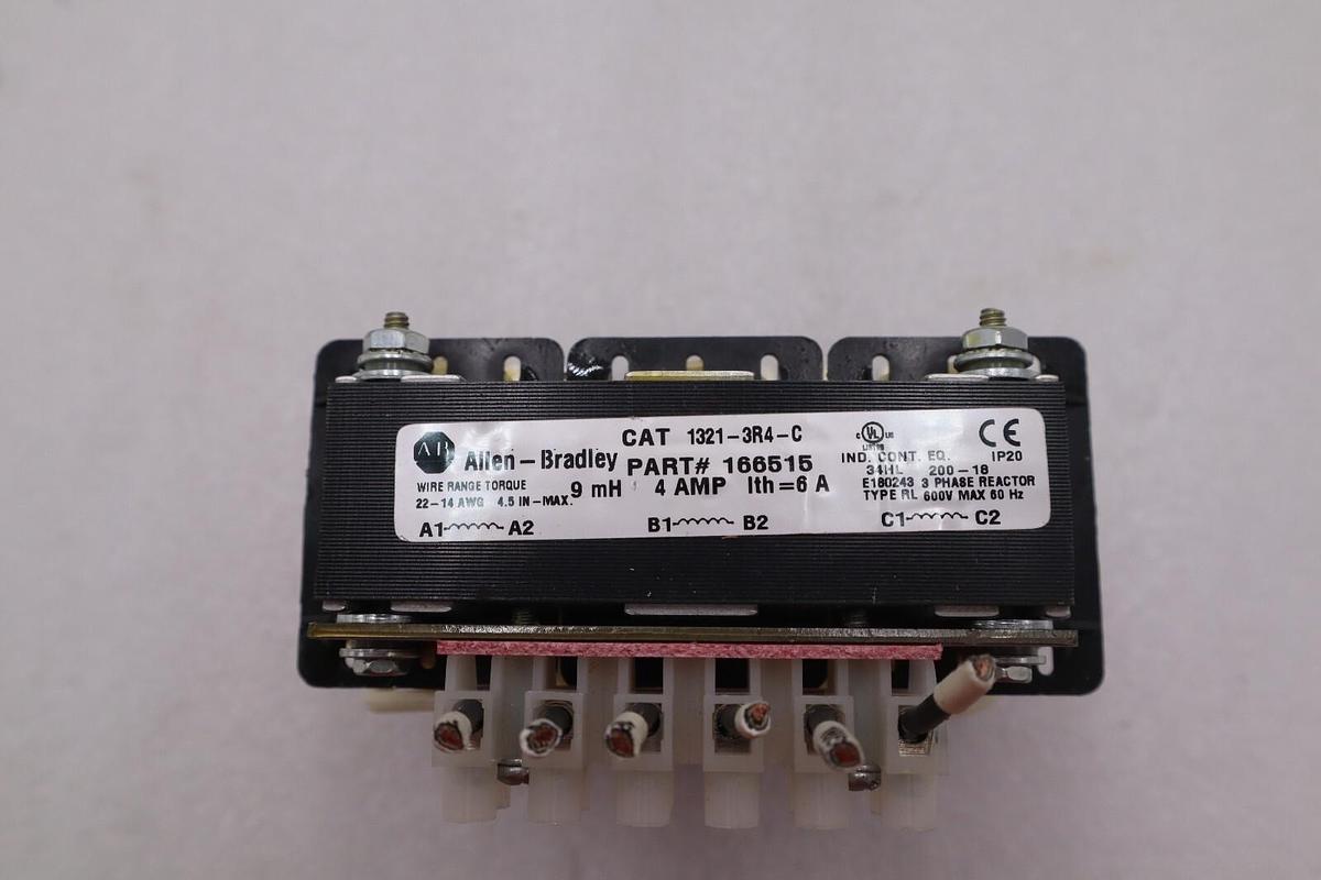 Used ALLEN BRADLEY 1321-3R4-C LINE REACTOR USED UNIT STOCK L-243-A