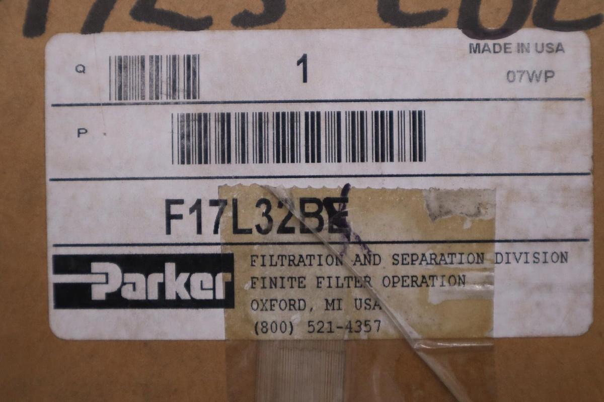 Used Parker 17L32BE LUBRICATOR POLYCARBONATE BOWL - STOCK GF222A