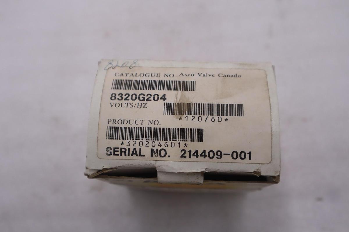 ASCO 8320-G204 / 8320G204 - NEW IN BOX - STOCK K1667A