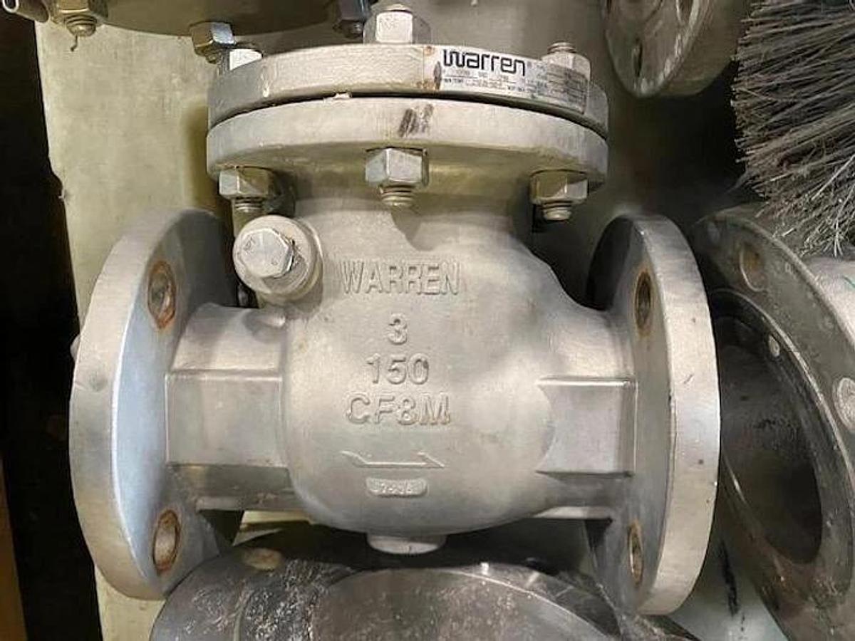 Used WARREN TYPE SW CH SIZE 4 CHECK VALVE