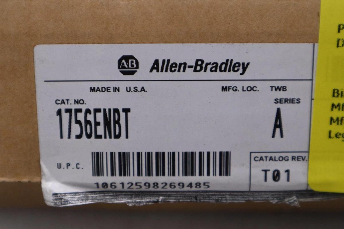 Allen Bradley 1756-ENBT Ser A ControlLogix EtherNet Module - STOCK 3854CC