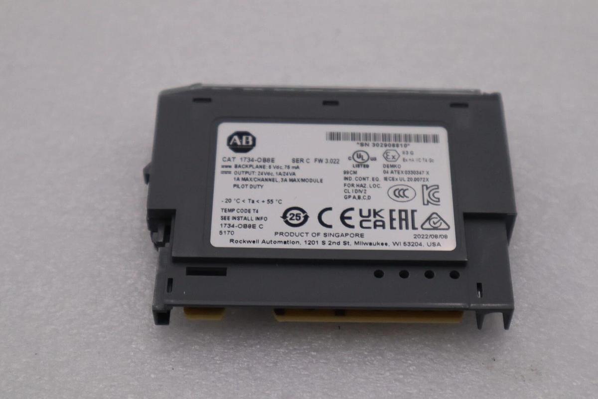 NEW IN BOX ALLEN BRADLEY 1734-OB8E SERIES C OUPUT MODULE 1734OB8E STOCK L-468C