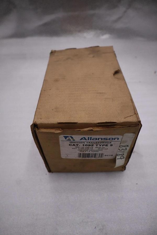Used NEW ALLANSON 1092 TYPE S IGNITION TRANSFORMER STOCK 3705CC