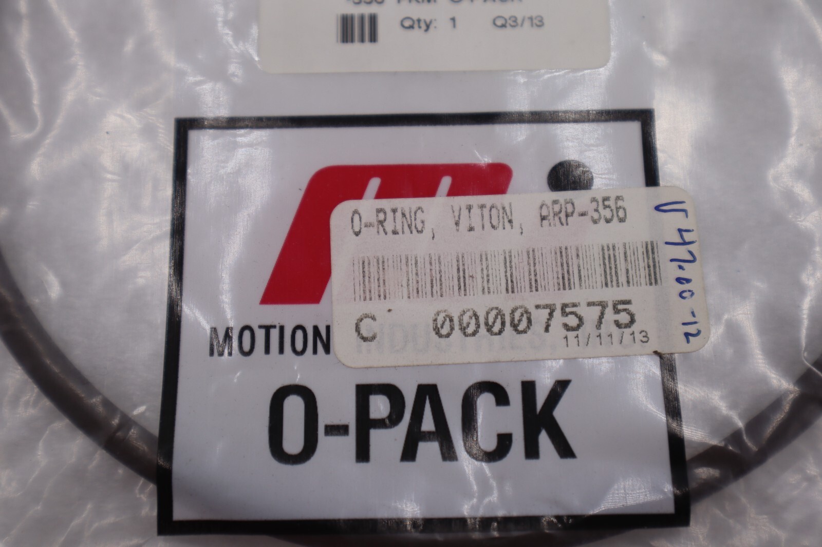 Used Motion Industries 0-Ring Viton ARP-356 0005 4058  #K-2239