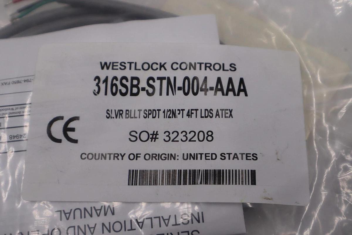 Used NEW PENTAIR WESTLOCK SILVER BULLET POSITION SWITCH 316SB-STN-004-AAA STK G506A