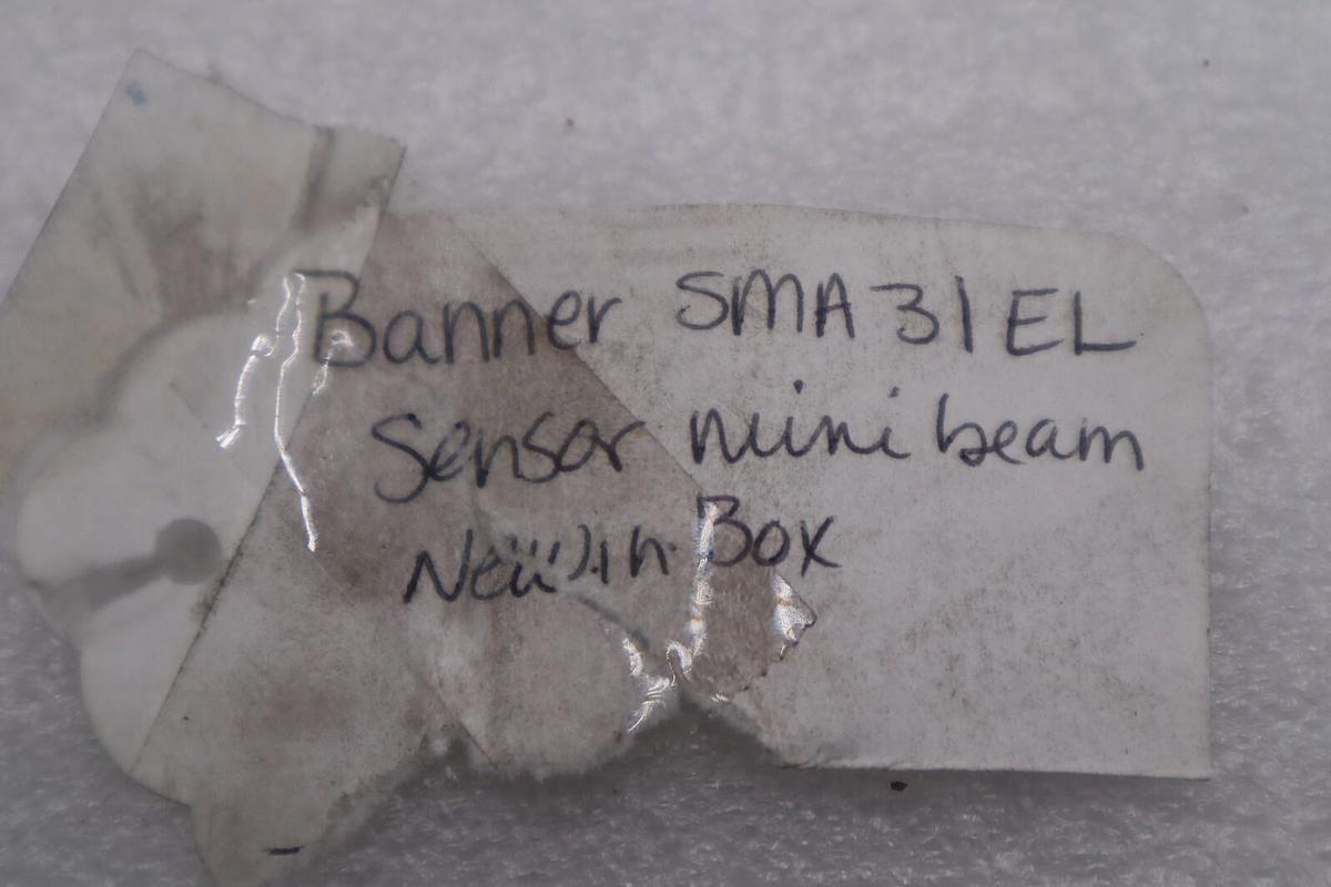 Used BANNER MINI BEAM SMA31EL 24-240VAC STOCK #K-3659