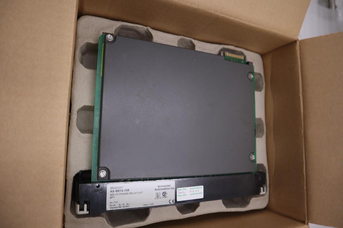 Used Modicon AS-B814-108 Power Relay Output Module Repaired Schneider Electric #G357