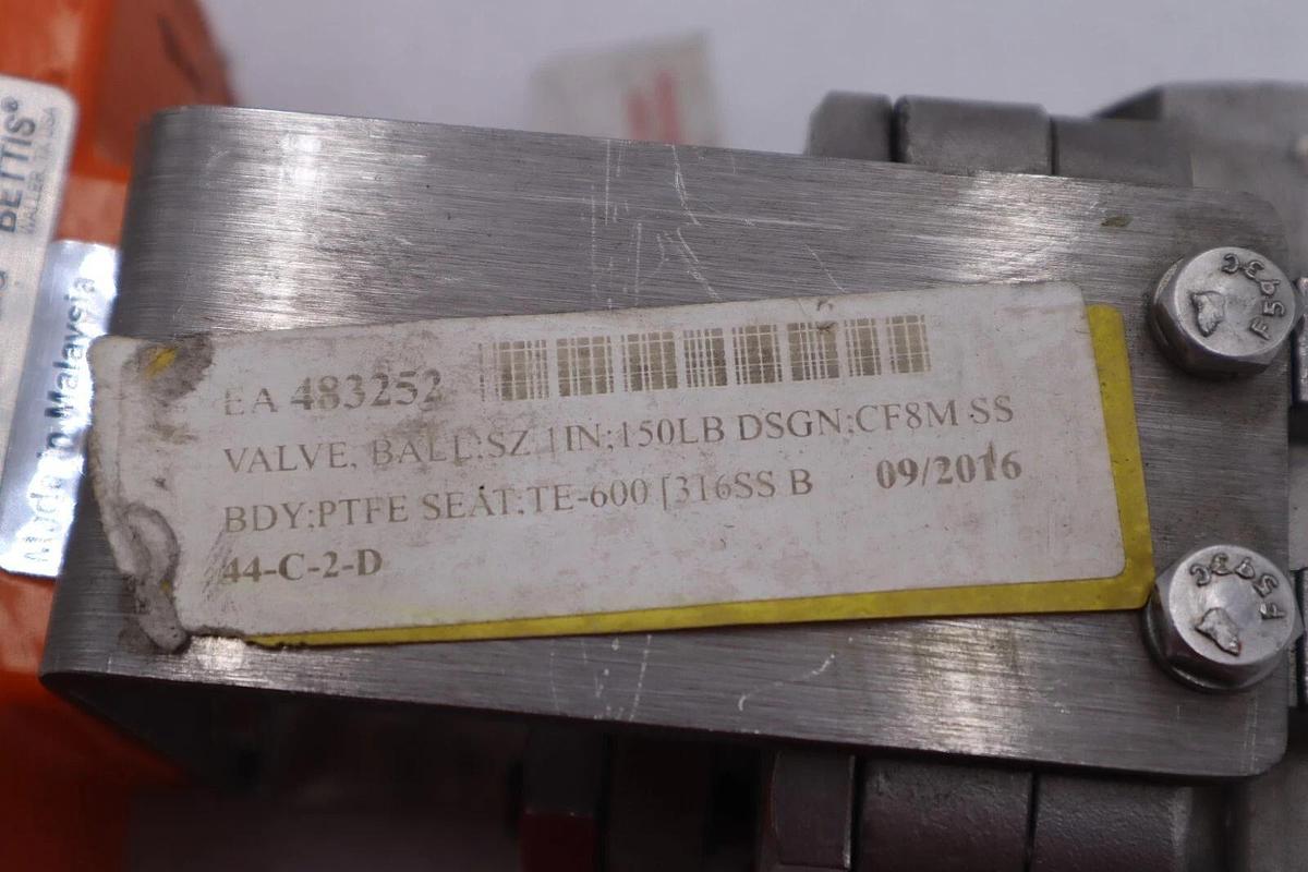 BETTIS DD025.B2A00K.11K0 ACTUATOR VALVE 150LB STOCK #4063