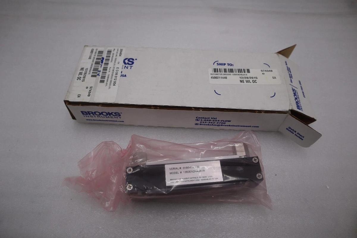Brooks Instrument 1350EN2HAJA1A/ 01B54704630 ROTOMETER STOCK G348A