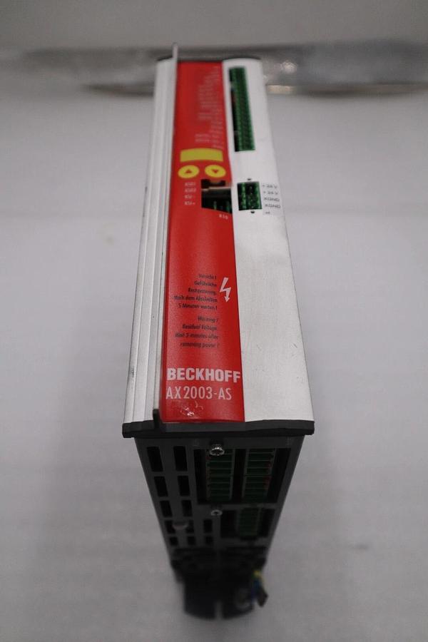 Used Beckhoff AX2003-AS S60301-520 Digital Compact Servo Drive Amplifier STK 3441-D