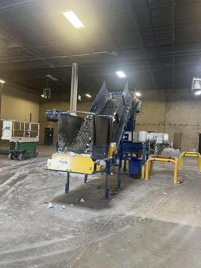 Used 80 HP (TWIN 40 HP MOTORS) SHRED-TECH MODEL ST-75ES DUAL SHAFT SHREDDER MFG. 2015