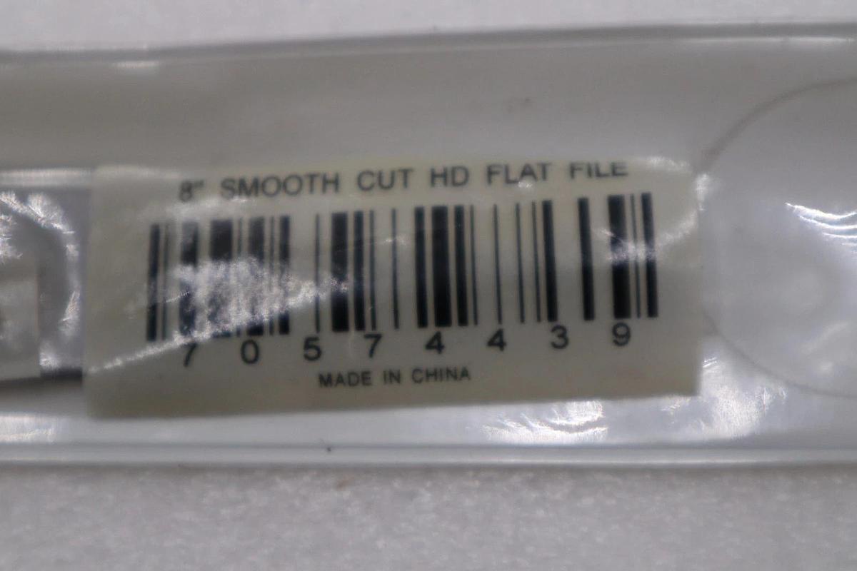 LOT OF 5 - Grobet 8" Smooth Cut Flat American Pattern File USA STOCK H711A