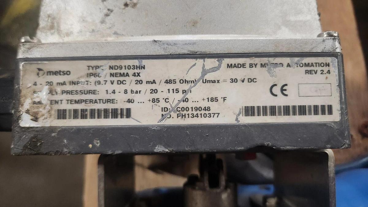 Used QUADRA-POWR® X ROTARY ACTUATORS QPX1C/K15 W/ NELES METSO ND9103HN STOCK PF - 211