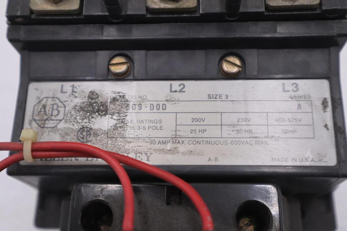 Used AB Allen Bradley 509-D0D Starter Size 3 STOCK 5738CC