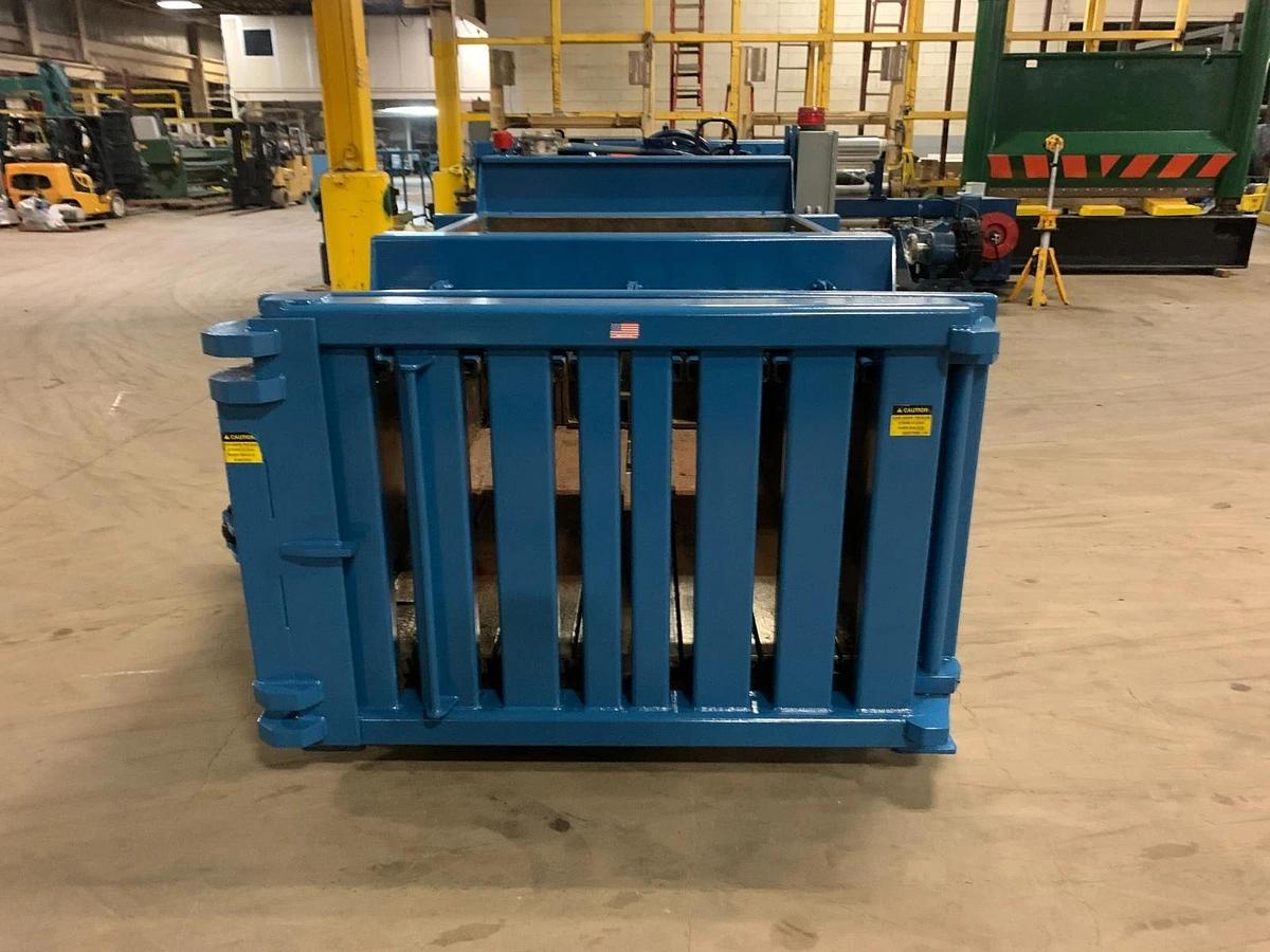 Used EXCEL EX-60 AUTOMATIC MANUAL TIE BALER WITH CONVEYOR VIDEO AVAILABLE