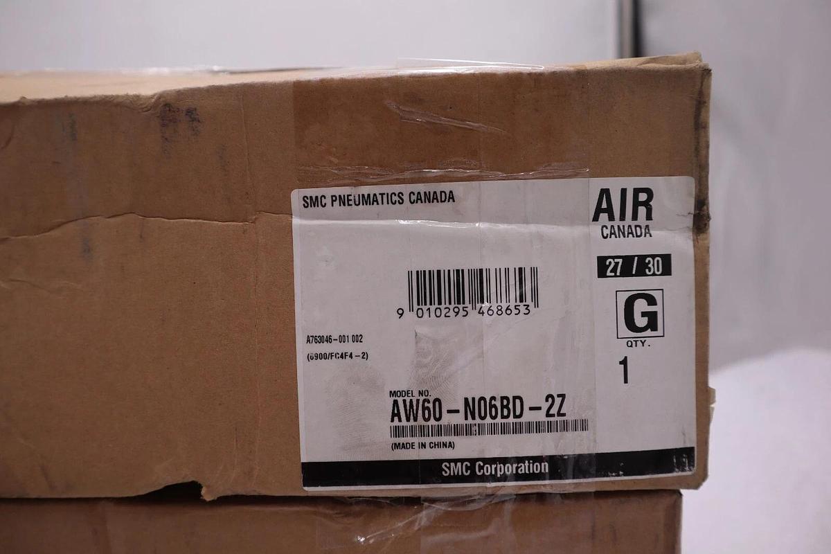 Used SMC AW60-N06BD-2Z 125PSI NEW IN BOX TWO AVAILABLE STOCK S-314