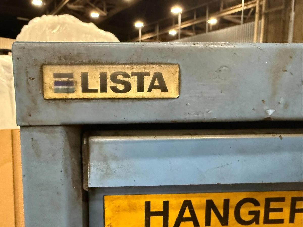 Used Lista 7 Drawer Modular Storage Cabinet Steel Blue Unit STOCK HP-22