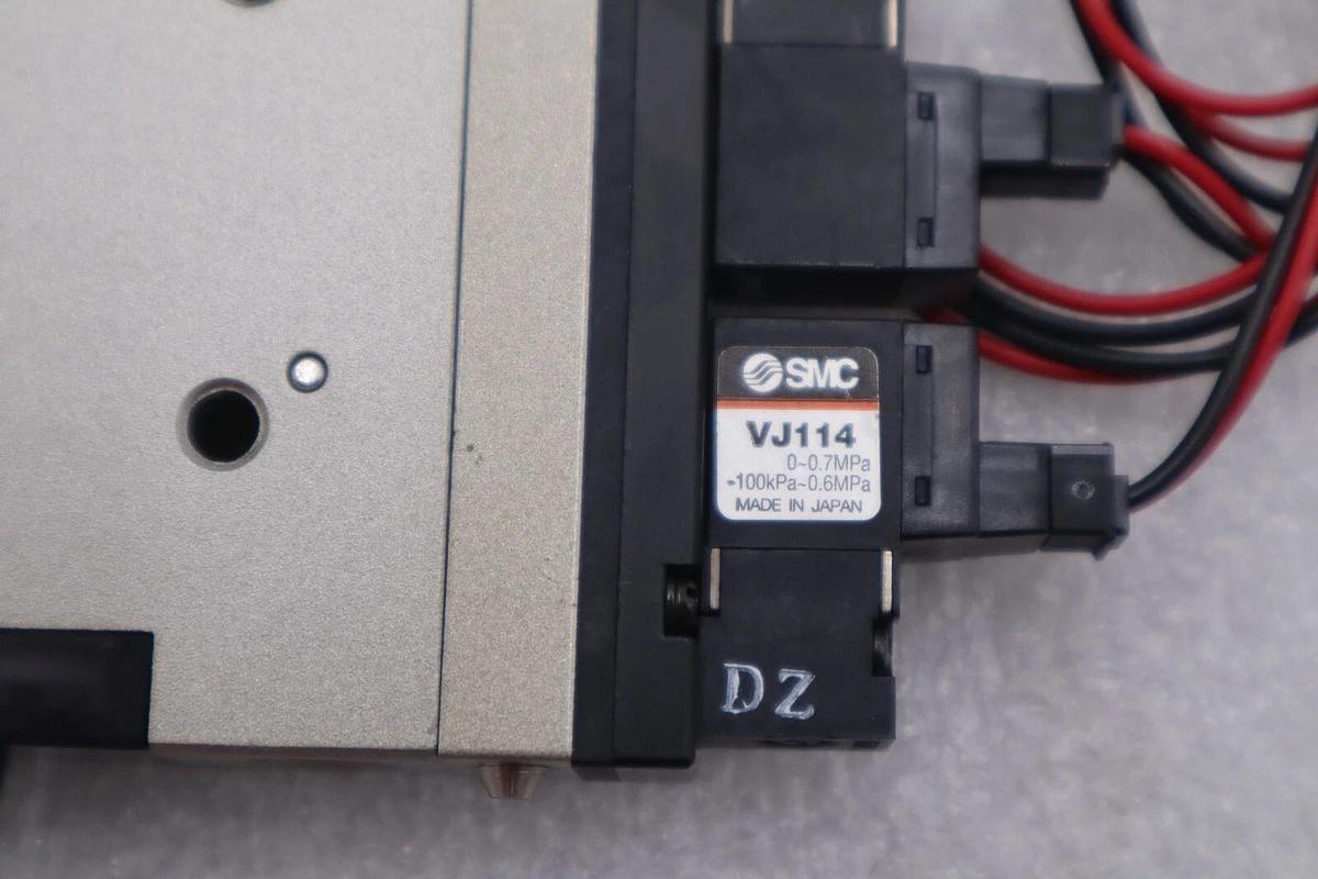 Used SMC Vacuum Ejector NZM121HT-K5LZ-E15L & VJ114 Solenoid Valve NEW STOCK K-2468