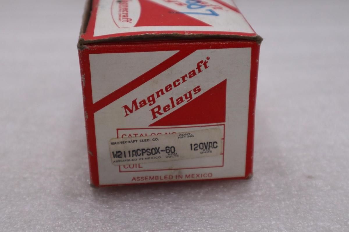 Used MAGNECRAFT RELAYS W211ACPS0X-60 STOCK #K-1970A