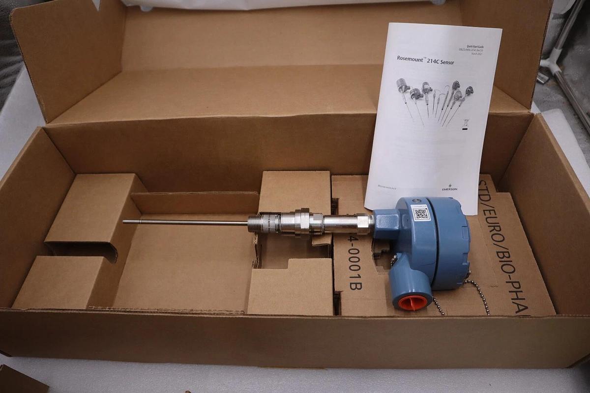 Used Rosemount 214C Temperature Sensor 214CRTSMB1S4E0062SLAT1C3B1G NEW STOCK G368