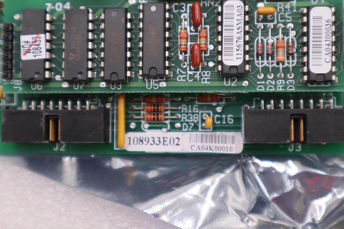 Used NORDSON 121592A MPC CONTROL CARD STOCK #108-A